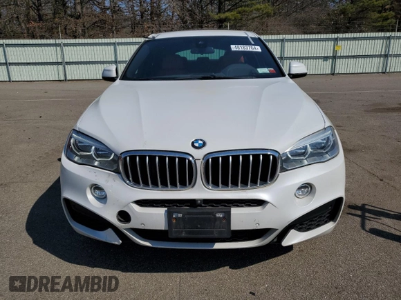 2018 BMW X6 xDrive50i with VIN 5UXKU6C52J0W39147, listed as a Copart auction lot 48183764 with 83,934 mi miles. Bid and sale history available at carsss.com. Image 5.