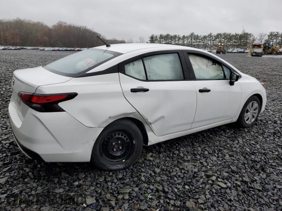2020 Nissan Versa S with VIN 3N1CN8DV6LL831158, listed as a Copart auction lot 52693345 with 12,373 mi miles and Salvage Title. Bid and sale history available at carsss.com. Image 3.