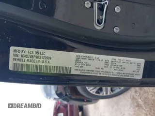 2024 Jeep Wagoneer Series II Carbide with VIN 1C4SJVBP9RS170999, listed as a IAAI auction lot 42140534 with 24,891 mi miles and . Bid and sale history available at DreamBid. Image 9.