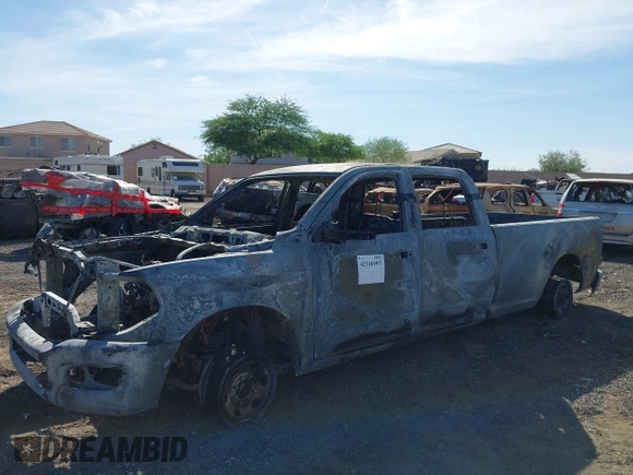 2021 Ram 2500 Tradesman with VIN 3C6UR5HJ5MG584910, listed as a IAAI auction lot 42316993 with Not provided miles and . Bid and sale history available at DreamBid. Image 2.