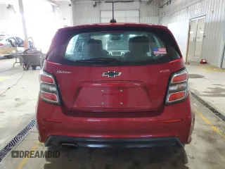 2019 Chevrolet Sonic LT with VIN 1G1JD6SB8K4106291, listed as a Copart auction lot 46584805 with 53,366 mi miles and Salvage title. Bid and sale history available at DreamBid. Image 6.