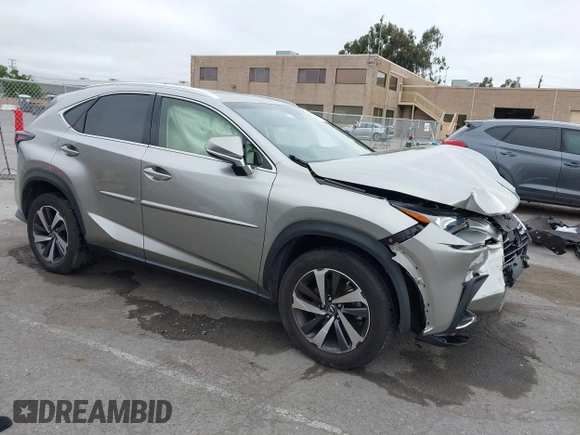 2018 Lexus NX 300 with VIN JTJBARBZ4J2168975, listed as a IAAI auction lot 42439794 with 58,087 mi miles and . Bid and sale history available at DreamBid. Image 1.