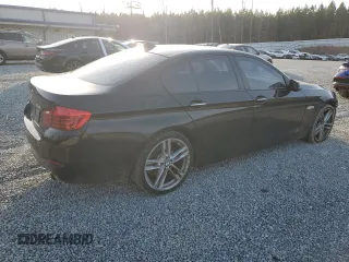 2015 BMW 5 Series 535i with VIN WBA5B1C50FD918875, listed as a Copart auction lot 43802075 with 106,283 mi miles and Salvage Title. Bid and sale history available at carsss.com. Image 3.
