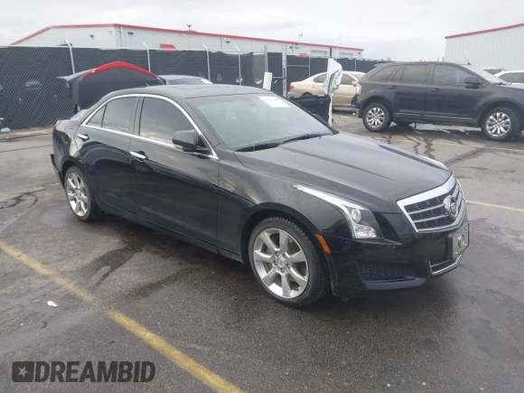 2013 Cadillac ATS Luxury with VIN 1G6AH5R33D0144853, listed as a IAAI auction lot 41301429 with 67,844 mi miles. Bid and sale history available at carsss.com. Image 1.