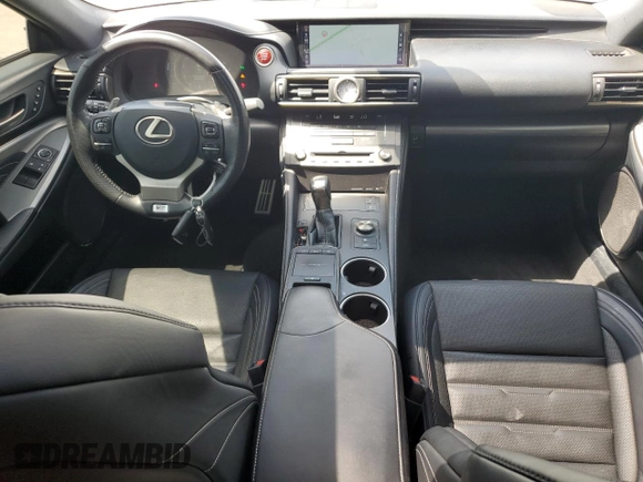 2018 Lexus RC with VIN JTHS85BC3J5004469, listed as a Copart auction lot 53468235 with 61,949 mi miles and Salvage Title. Bid and sale history available at carsss.com. Image 8.