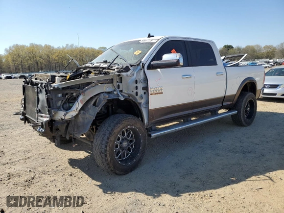 2018 Ram 2500 Laramie with VIN 3C6UR5FL9JG257474, listed as a Copart auction lot 50807725 with 175,408 mi miles and Salvage title. Bid and sale history available at DreamBid. Image 1.