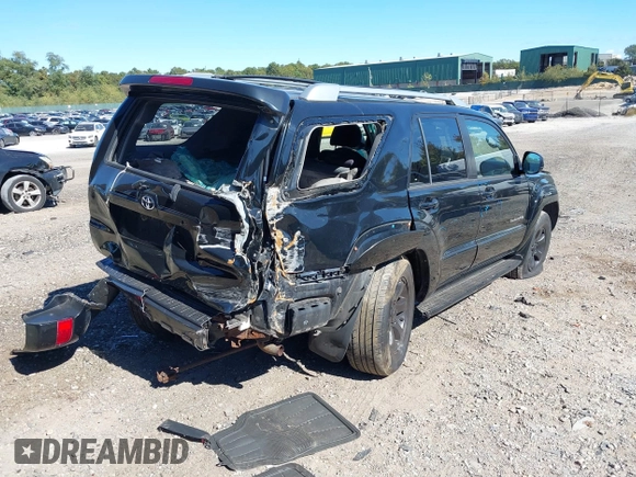 2004 Toyota 4Runner SR5 with VIN JTEBU14R940021054, listed as a IAAI auction lot 40557923 with 164,383 mi miles and . Bid and sale history available at DreamBid. Image 4.