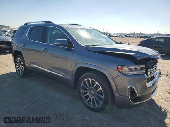 2021 GMC Acadia Denali with VIN 1GKKNPLS6MZ205103, listed as a Copart auction lot 42973675 with 39,506 mi miles and Salvage Title. Bid and sale history available at carsss.com. Image 4.