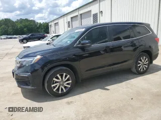 2020 Honda Pilot EX-L z VIN 5FNYF5H55LB027019, wystawiony jako Copart lot #55558455 z przebiegiem 82 962 mil mil oraz Szkoda całkowita • Salvage title. Historia ofert i sprzedaży dostępna na DreamBid. Obrazek 1.