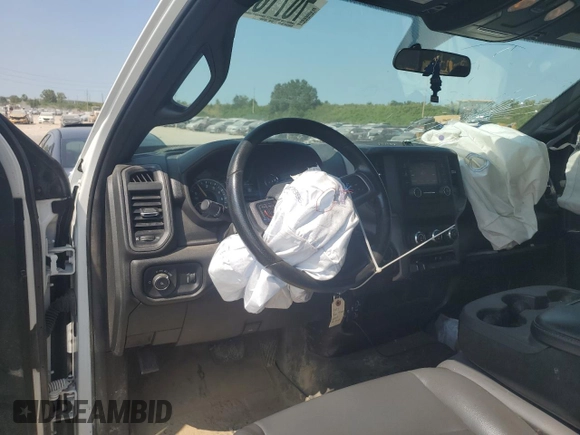 2022 Ram 2500 Tradesman with VIN 3C6MR5AJ4NG290250, listed as a Copart auction lot 70716604 with 73,422 mi miles and Salvage Title. Bid and sale history available at carsss.com. Image 8.
