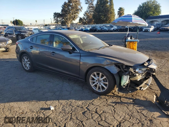 2015 Mazda 6 i Sport with VIN JM1GJ1U50F1184835, listed as a Copart auction lot 85334914 with 136,181 mi miles and Salvage Title. Bid and sale history available at carsss.com. Image 4.
