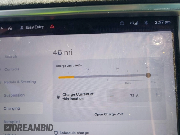 2017 Tesla Model S 100D with VIN 5YJSA1E46HF183568, listed as a IAAI auction lot 42626561 with 110,606 mi miles and . Bid and sale history available at DreamBid. Image 18.