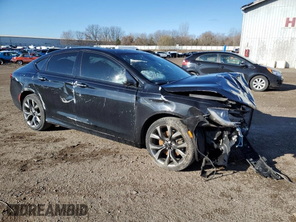 2015 Chrysler 200 S with VIN 1C3CCCBG1FN647510, listed as a Copart auction lot 48948775 with 131,252 mi miles and Salvage Title. Bid and sale history available at carsss.com. Image 4.