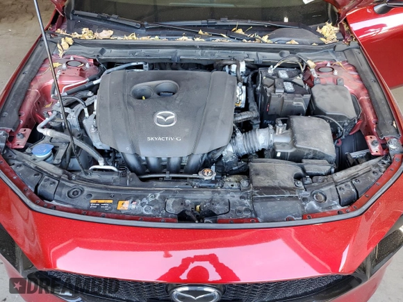 2020 Mazda 3 with VIN JM1BPBLM7L1164942, listed as a Copart auction lot 76244704 with 43,749 mi miles and Salvage title. Bid and sale history available at DreamBid. Image 11.