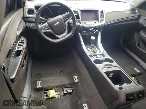 2016 Chevrolet SS with VIN 6G3F15RWXGL223315, listed as a Copart auction lot 49589955 with 0 mi miles and Salvage Title. Bid and sale history available at carsss.com. Image 8.
