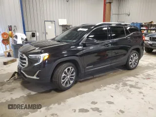 2018 GMC Terrain SLT with VIN 3GKALVEX9JL334843, listed as a Copart auction lot 51803215 with 105,195 mi miles and Non Repairable. Bid and sale history available at carsss.com. Image 1.