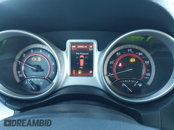 2013 Dodge Journey Crew with VIN 3C4PDCDG3DT521556, listed as a IAAI auction lot 41852888 with 209,562 mi miles and . Bid and sale history available at DreamBid. Image 7.