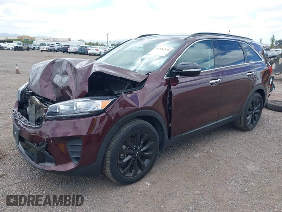 2020 Kia Sorento S z VIN 5XYPG4A51LG638039, wystawiony jako IAAI lot #42224330 z przebiegiem 40 203 mil mil oraz . Historia ofert i sprzedaży dostępna na DreamBid. Obrazek 2.