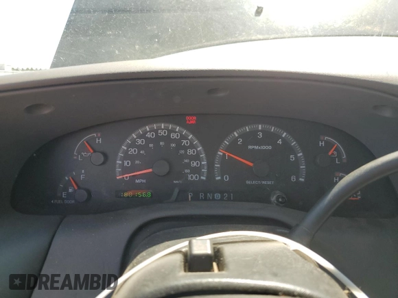 2000 Ford F-150 XL with VIN 2FTRX18L2YCA62429, listed as a Copart auction lot 56033895 with 180,156 mi miles and Non repairable. Bid and sale history available at DreamBid. Image 9.