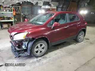 2016 Chevrolet Trax LS with VIN 3GNCJNSB5GL233446, listed as a Copart auction lot 50206335 with 64,050 mi miles and Salvage Title. Bid and sale history available at carsss.com. Image 1.