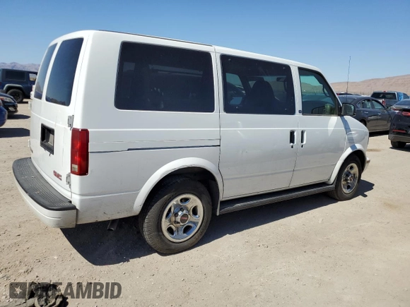2004 GMC Safari z VIN 1GKDM19X84B504158, wystawiony jako Copart lot #59376704 z przebiegiem 50 629 mil mil oraz Czysty tytuł • Clean title. Historia ofert i sprzedaży dostępna na DreamBid. Obrazek 3.