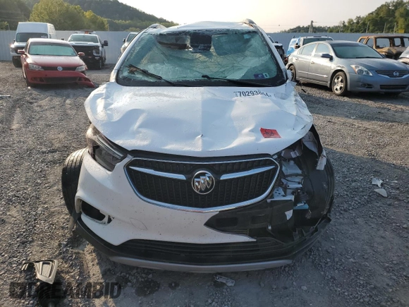 2021 Buick Encore Preferred with VIN KL4CJESB2MB350272, listed as a Copart auction lot 70293844 with 36,623 mi miles and Salvage Title. Bid and sale history available at carsss.com. Image 5.