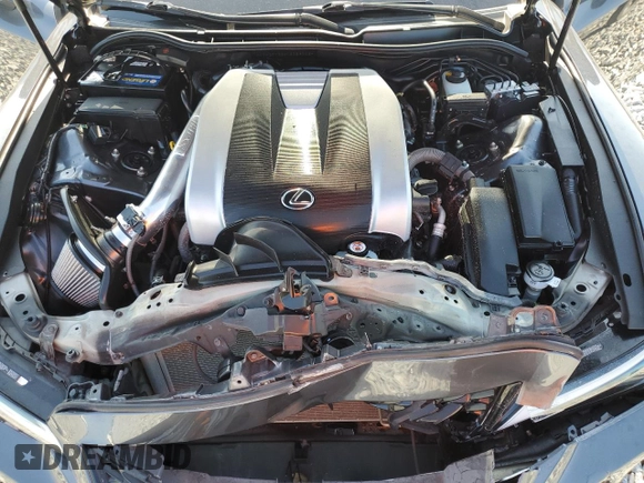 2022 Lexus IS 350 F Sport with VIN JTHGZ1B2XN5053046, listed as a Copart auction lot 57384665 with 36,080 mi miles and Salvage title. Bid and sale history available at DreamBid. Image 11.
