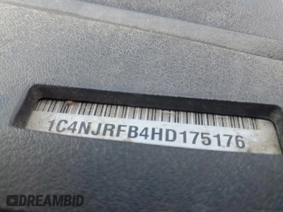2017 Jeep Patriot High Altitude with VIN 1C4NJRFB4HD175176, listed as a Copart auction lot 87231504 with 146,277 mi miles and Salvage Title. Bid and sale history available at carsss.com. Image 12.