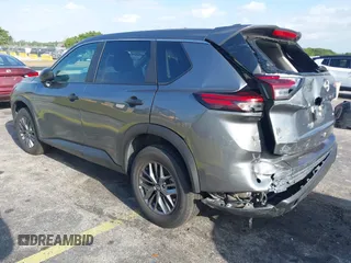2024 Nissan Rogue S with VIN 5N1BT3ABXRC714405, listed as a IAAI auction lot 41907684 with 23,643 mi miles. Bid and sale history available at carsss.com. Image 3.