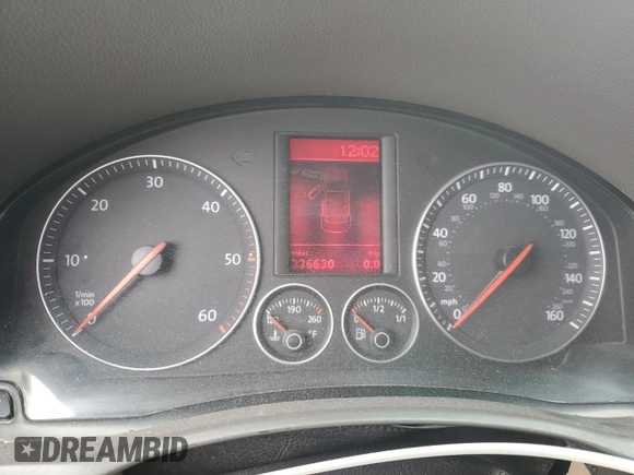 2006 Volkswagen Jetta 1.9L TDI with VIN 3VWDT71K86M626433, listed as a Copart auction lot 44404975 with 336,630 mi miles and Salvage title. Bid and sale history available at DreamBid. Image 9.
