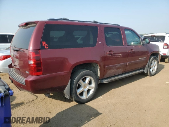 2008 Chevrolet Suburban LTZ with VIN 3GNFK16378G134899, listed as a Copart auction lot 64691114 with 255,400 mi miles and Salvage Title. Bid and sale history available at carsss.com. Image 3.