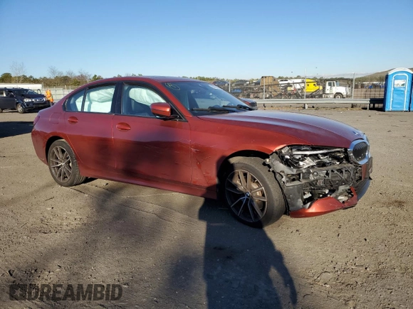2020 BMW 3 Series 330i xDrive with VIN WBA5R7C0XLFH66853, listed as a Copart auction lot 68100822 with 19,005 mi miles and . Bid and sale history available at DreamBid. Image 4.