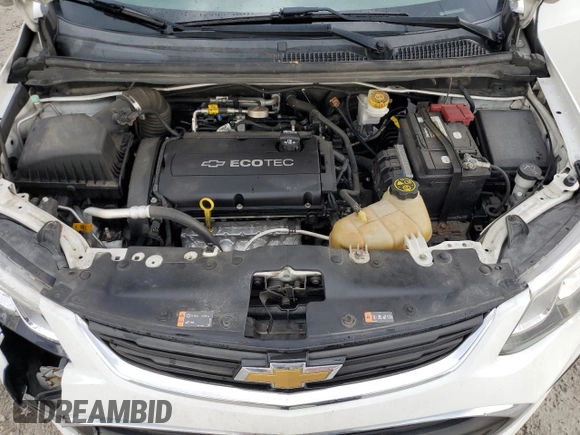 2017 Chevrolet Sonic LT with VIN 1G1JG6SH0H4144831, listed as a Copart auction lot 53252905 with 148,710 mi miles and Salvage title. Bid and sale history available at DreamBid. Image 11.