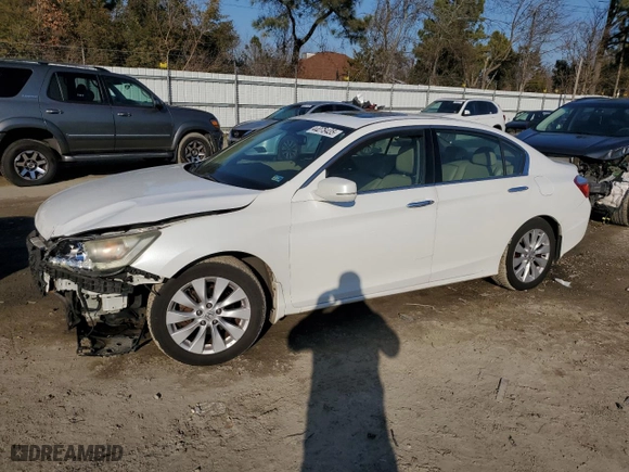 2014 Honda Accord Sedan EX-L with VIN 1HGCR3F82EA022537, listed as a Copart auction lot 44078435 with NaN miles and Salvage Title. Bid and sale history available at carsss.com. Image 1.