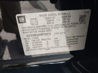 2017 Cadillac Escalade ESV Standard z VIN 1GYS3GKJ6HR158570, wystawiony jako IAAI lot #41998329 z przebiegiem Nie podano mil oraz . Historia ofert i sprzedaży dostępna na DreamBid. Obrazek 9.