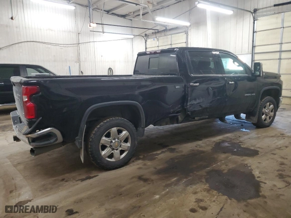 2021 Chevrolet Silverado 3500HD LTZ with VIN 1GC4YUEY6MF195556, listed as a Copart auction lot 42080565 with 137,185 mi miles and Salvage Title. Bid and sale history available at carsss.com. Image 3.
