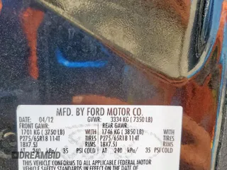 2012 Ford F-150 XL with VIN 1FTFW1EF4CFB65725, listed as a Copart auction lot 61104355 with 160,932 mi miles and Clean title. Bid and sale history available at DreamBid. Image 12.