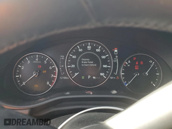 2024 Mazda 3 S Preferred with VIN JM1BPALM2R1652795, listed as a Copart auction lot 57056355 with 12,100 mi miles and Salvage title. Bid and sale history available at DreamBid. Image 9.