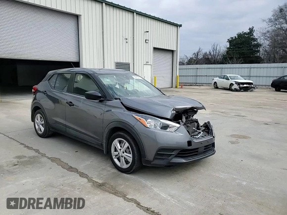 2020 Nissan Kicks S with VIN 3N1CP5BV3LL544243, listed as a Copart auction lot 44253975 with 104,083 mi miles and Salvage Title. Bid and sale history available at carsss.com. Image 10.