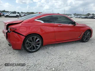 2018 Infiniti Q60 Red Sport 400 z VIN JN1FV7EL4JM630771, wystawiony jako Copart lot #47432165 z przebiegiem 50 815 mil mil oraz Nie do naprawy • Non repairable. Historia ofert i sprzedaży dostępna na DreamBid. Obrazek 3.