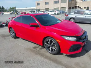 2017 Honda Civic Si with VIN 2HGFC3A53HH750319, listed as a IAAI auction lot 42051901 with 270,783 mi miles and . Bid and sale history available at DreamBid. Image 1.