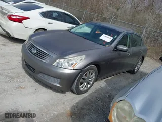 2009 Infiniti G37 Sedan Journey with VIN JNKCV61E69M303526, listed as a IAAI auction lot 41556098 with 270,589 mi miles. Bid and sale history available at carsss.com. Image 2.