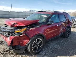 2014 Ford Explorer Sport with VIN 1FM5K8GTXEGA90976, listed as a Copart auction lot 49921545 with 119,111 mi miles and Salvage Title. Bid and sale history available at carsss.com. Image 1.
