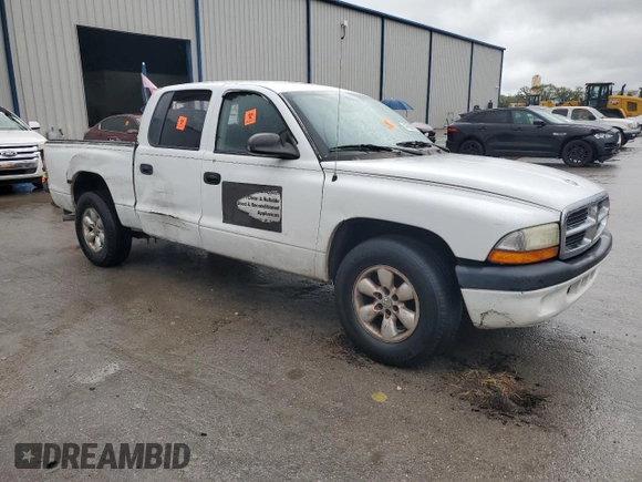 2004 Dodge Dakota Sport with VIN 1D7HL38K54S642635, listed as a Copart auction lot 47983595 with 105,825 mi miles and Salvage Title. Bid and sale history available at carsss.com. Image 4.