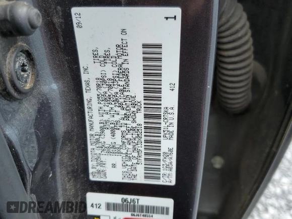 2013 Toyota Tundra z VIN 5TFRM5F13DX052518, wystawiony jako Copart lot #56707075 z przebiegiem 187 173 mil mil oraz Czysty tytuł • Clean title. Historia ofert i sprzedaży dostępna na DreamBid. Obrazek 12.