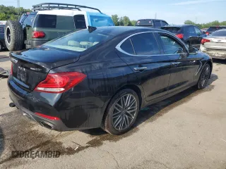 2019 Genesis G70 3.3T Advanced with VIN KMTG74LE3KU020328, listed as a Copart auction lot 65583944 with 153,662 mi miles and Salvage Title. Bid and sale history available at carsss.com. Image 3.
