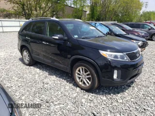 2015 Kia Sorento LX with VIN 5XYKT4A63FG595598, listed as a Copart auction lot 55468395 with 109,932 mi miles and Clean Title. Bid and sale history available at DreamBid. Image 4.