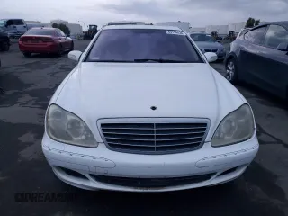 2003 Mercedes-Benz S-Class 5.0L with VIN WDBNG75J53A351091, listed as a Copart auction lot 85154434 with 261,558 mi miles and Salvage Title. Bid and sale history available at carsss.com. Image 5.