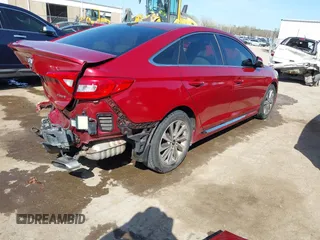 2016 Hyundai Sonata Sport with VIN 5NPE34AF3GH431579, listed as a IAAI auction lot 41995046 with 102,288 mi miles and . Bid and sale history available at DreamBid. Image 4.