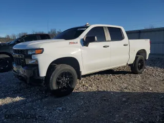 2019 Chevrolet Silverado 1500 Custom Trail Boss with VIN 3GCPYCEFXKG174758, listed as a Copart auction lot 45525875 with 167,345 mi miles and Salvage Title. Bid and sale history available at carsss.com. Image 1.